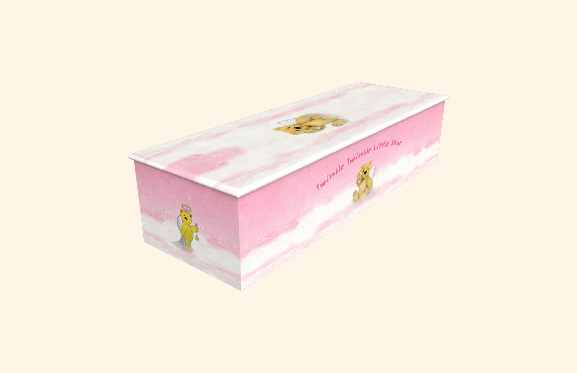 Twinkle Twinkle Little Star Pink child casket